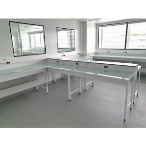 https://www.techni-contact.site/ressources/images/produits/merchandising/paillasse-centrale-avec-dosseret-tablette-92775372-1.jpg - Longueur : 600-1800 mm