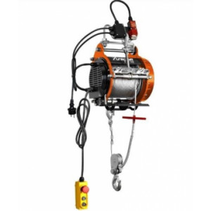 https://www.techni-contact.site/ressources/images/produits/merchandising/palan-electrique-a-guide-cable-automatique-32328599-1.jpg - Capacité avec/sans moufle : 500/250 kg - .réf : 6199500
