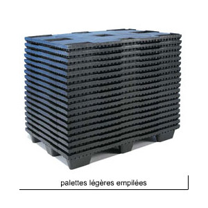 Palette emboîtable plastique - Légère