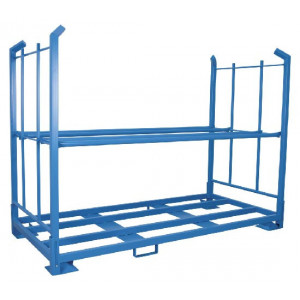 Palette pour pneus - Capacité de charge : 800 kg – Hauteur : 1580 mm - Bleu RAL 5012