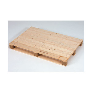 Palettes bois pleines pour imprimerie - Palette perdue, plancher plein, neuve 15826