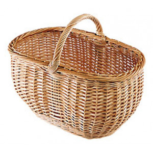 Panier crocane galbé Eclisse - Dimensions (cm)  : 45 x 18 - 50 x 20