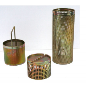 Panier cylindrique pour stockage - Diamètre extérieur : 125 mm