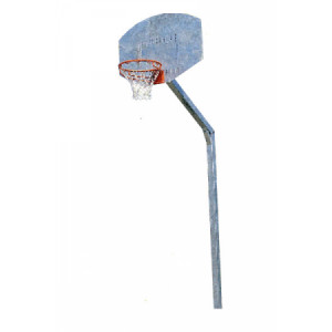 Panier de basket de rue - Hauteur cercle : 3.05 m - Déport : 1,20 m - Simple ou double