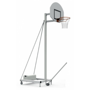 Panier de basket mobile d'entraînement - Intérieur - Déport 0,60 m - Entrainement