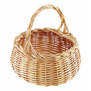 Panier de course en osier - Diamètre : 16 cm