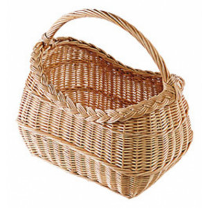 Panier vendéen en osier - Dimensions (cm) : 34 x 25 x 37 - 42 x 30 x 44