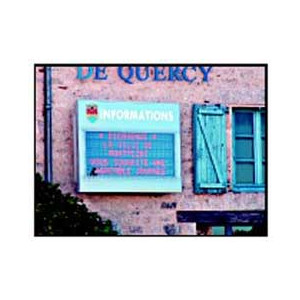 Panneau d'information électronique extérieur - Mural