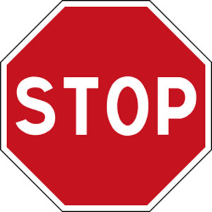 Panneau signalisation STOP AB4 - Dim : de 400 à 1000 mm - Norme CE et NF - Type AB