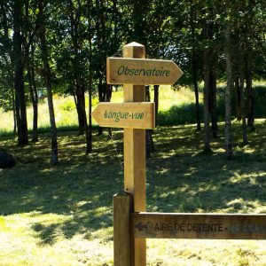 https://www.techni-contact.site/ressources/images/produits/merchandising/panneau-directionnel-en-bois-grave-27117522-1.jpg - Bois traité autoclave - Épaisseur 28 mm - Gravée en creux