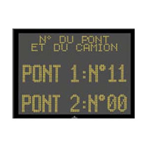 Panneau LCD - Ecran extérieur graphique multiligne monocouleur LEDI M