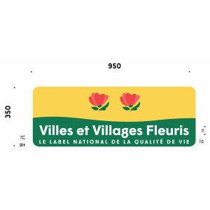 https://www.techni-contact.site/ressources/images/produits/merchandising/panneau-ville-et-villages-fleuris-25174627-1.jpg - Panneau conforme charte graphique Conseil national