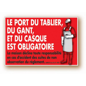 Panneaux d'affichage pour boucherie - Vendu à l’unité - 30 x 20 cm