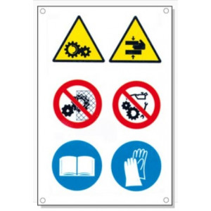 Panneaux signalétique multisymboles - Pictogramme