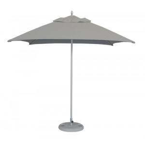 Parasol en aluminium de terrasse - Armature en aluminium anodisé.