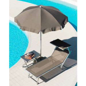 Parasol pour piscine à volants - Diamètre : 180 à 200 cm