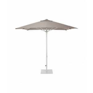 Parasol VIGO - Structure : mât aluminium silver - Diamètre :Ø300 cm  - Nombre de baleines : 8