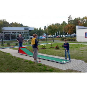 Parcours Mini Golf réglable - Modèle très polyvalent, réglable et personnalisable.