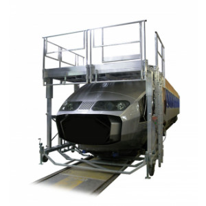 Passerelle d’accès nez TGV - En aluminium - Réglable en hauteur
