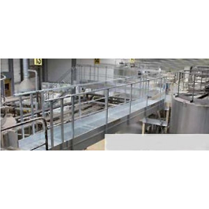 Passerelle industrielle sur mesure - En aluminium