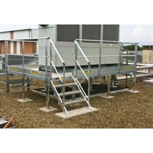 Passerelle pour accès groupe froid en toiture - Charge maxi : 150 kg/m²