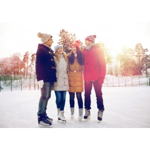 Patinoire glace - Surface : de 200 à 300 m²