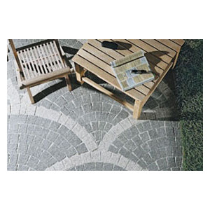 Pavé pose en arc en ciel - Dimensions (L x l x h) : (10,3 - 12,3 - 14,4 - 16,4 - 18,5 - 20,5) x 12,3 x 6,3 cm