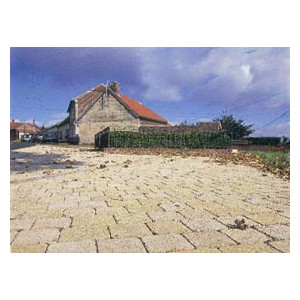 Pavé pour terrasse - Dimensions (L x l x h) : 12,5 x 12,5 x 5 cm