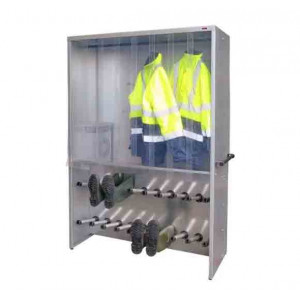 https://www.techni-contact.site/ressources/images/produits/merchandising/penderie-chauffante-et-sechante-pour-10-personnes-39234188-1.jpg - Temps de séchage : 1 à 4 heures - Dim. hors tout (L x l x H) : 1550 x 500 x 1970 mm