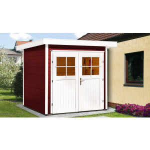 https://www.techni-contact.site/ressources/images/produits/merchandising/petit-abri-jardin-bois-avec-porte-double-71173475-1.jpg - Dimension Hors-tout: 2,17 x 2,53 m
