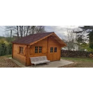 https://www.techni-contact.site/ressources/images/produits/merchandising/petit-chalet-de-jardin-en-bois-12318939-1.jpg - Surface habitable : 17,52 m² en 42 mm
