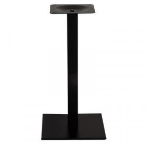 Pied de table base carre - Hauteur : 62 cm - Dimension base : 40 x 40 cm