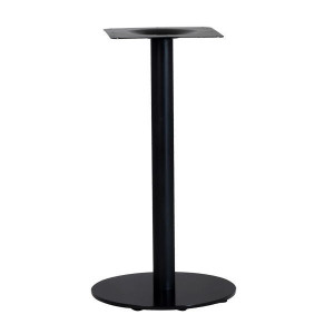 Pied de table base ronde en acier - Hauteur : 62 cm