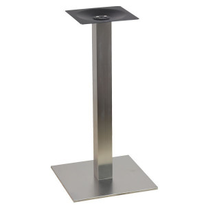 Pied de table bistrot en fonte base carrée - Hauteur : 72 - Pour plateaux de 60 ou 70 cm - Fonte