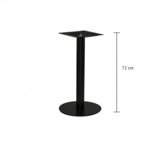 Pied de table résistant aux rayures - Hauteur : 72 cm - Pour plateaux 80 cm - Fonte peinte par poudrage