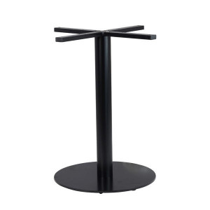 Pied de table restaurant en fonte acier - Hauteur : 72 cm