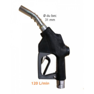 Pistolet pour gasoil automatique - Débit : 120 L/min