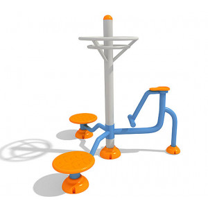 Pivoteur fitness - Dimensions : 1,5 m x 1,5 m - Poids : 61 kg