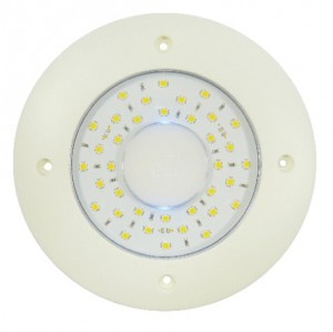 PLAFONNIER LED ROND A PLAQUER BLANC CHAUD - 9/32V - Voltage : 9 v - 32 v 