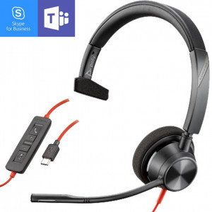 Plantronics Blackwire 3310 USB-C MS -Casque Téléphonique - PLB3310USBCM-Poly

