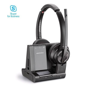 Plantronics Savi 8220 Office MS Duo - Casque Téléphonique sans Fil - PLW8220M-Plantronics