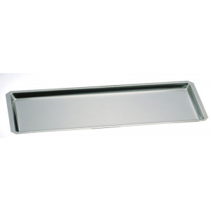 Plaque à saumon ou à charcuterie - Dimensions : 72,5 x 22 cm - Inox 18/10