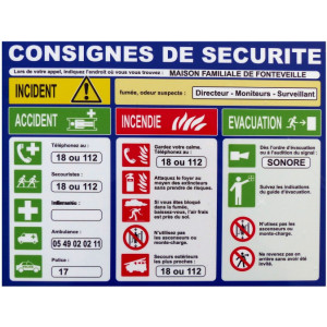 Plaques signalétique imprimées - Robuste et sur mesure