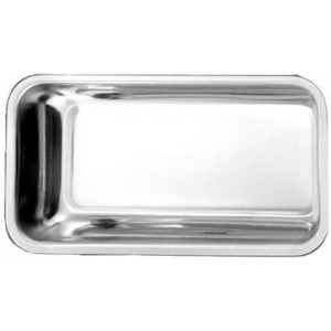 Plat 1/2 profond pour vitrine - Inox 18%