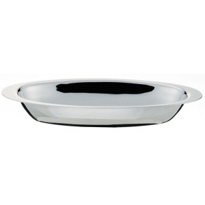 Plat à gratin ovale - - Inox 18%