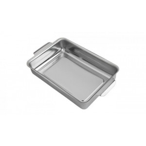 Plat en inox pour cuisine 30 x 21 - Inox 18% - 2 Dimensions disponibles