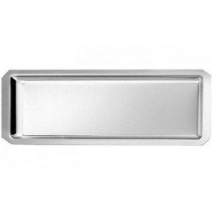 Plat vitrine à pans coupés - 4 modèles - Longueur : 35 ou 42 cm - Inox 18%