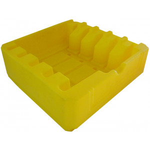 Plateau de calage rotomoulé plastique - En plastique rotomoulé - Dimensions : 1109 x 837mm