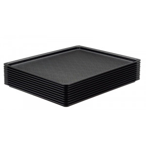 https://www.techni-contact.site/ressources/images/produits/merchandising/plateau-de-service-4-5-gn-31171135-1.jpg - Plastique - 4/5 GN - Dimensions : L.425 x P.325 x H.18 mm - Noir mat noble