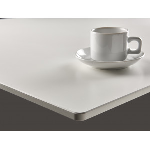 Plateau de table en stratifié compact HPL - Epaisseur du plateau (mm) : 10